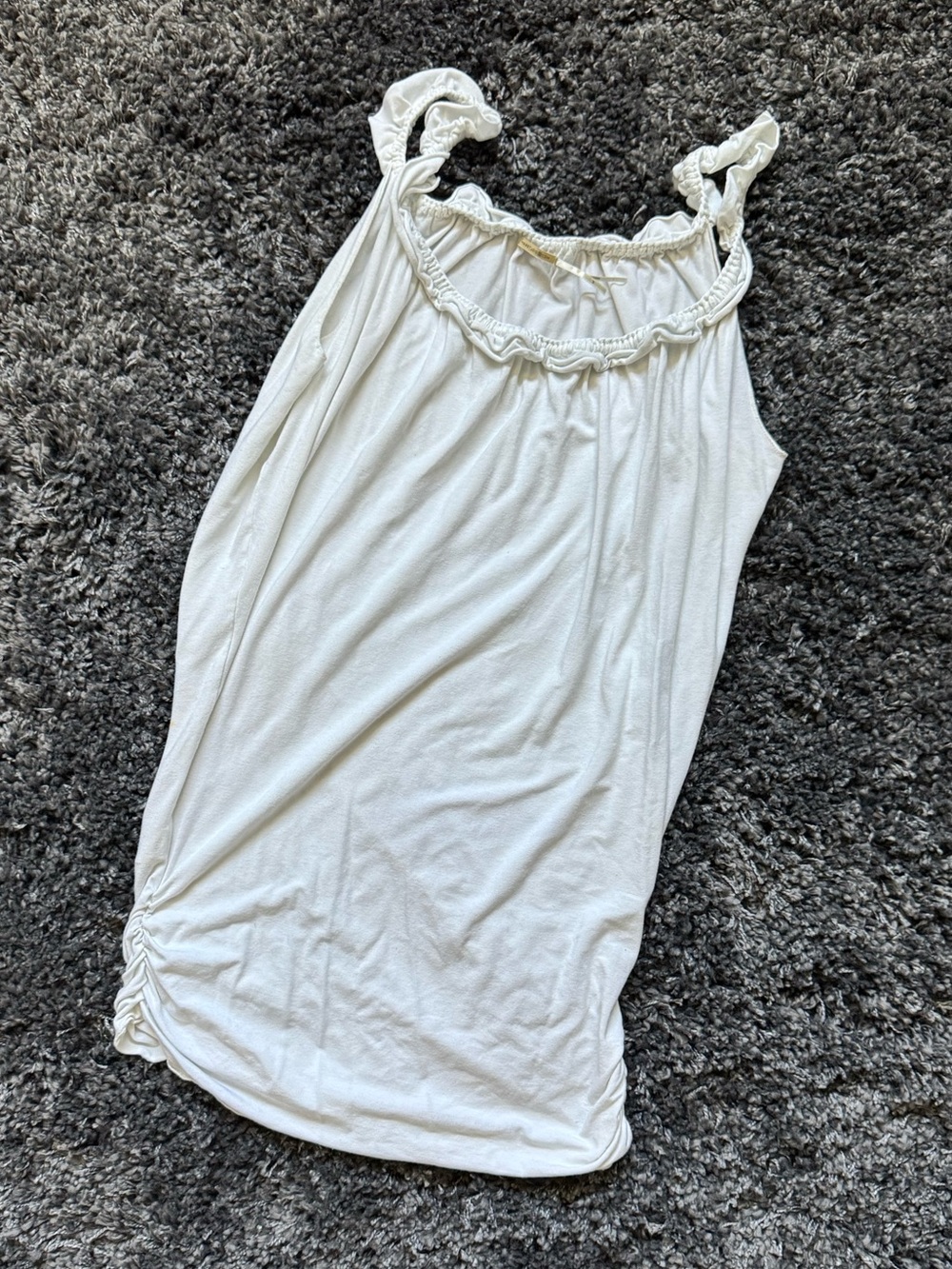 Max Studio Cream Tunic Tank - Size Medium